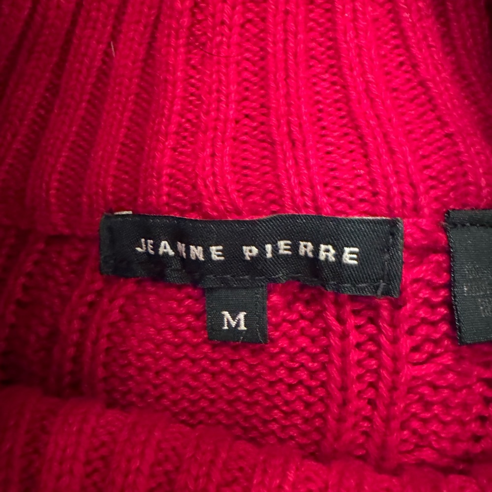 Jeanne Pierre Red Sweater